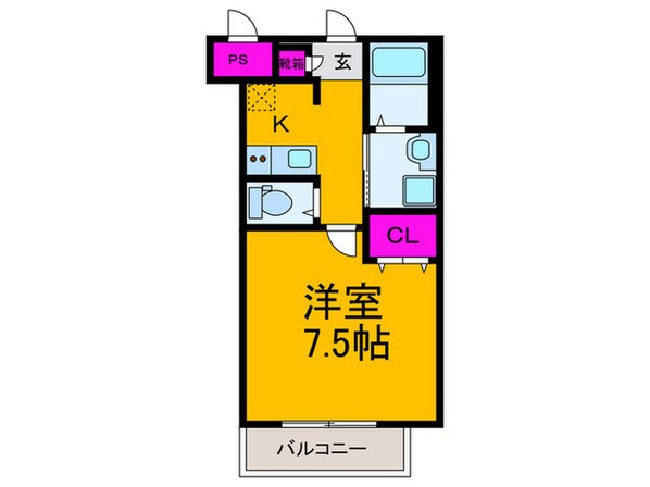 ジーイーキャトフの物件間取画像